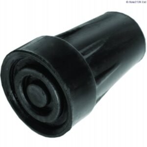 Ferrule 16mm, 5/8" - Black, Large Quad Cane Tip x 2 ferrules per pack