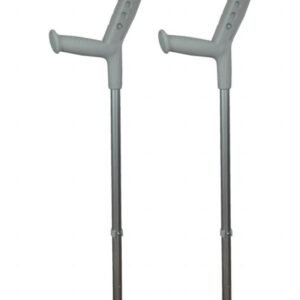 Forearm crutches with closed cuff
