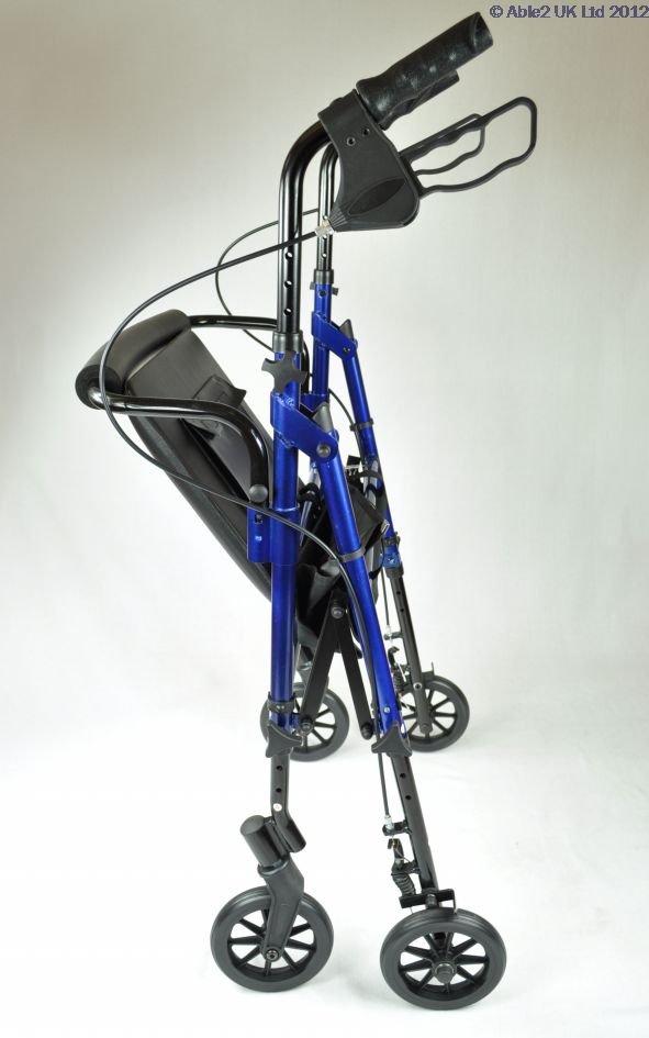 Compact Aluminium Rollator 6" Wheels - Image 2