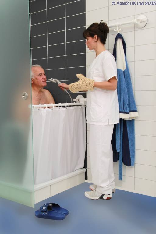 Mobeli Shower or Bath Curtain Screen - Image 2