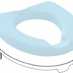 Atlantis Raised Toilet Seat - Soft Cushion