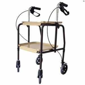 Height Adjustable Trolley with Brakes