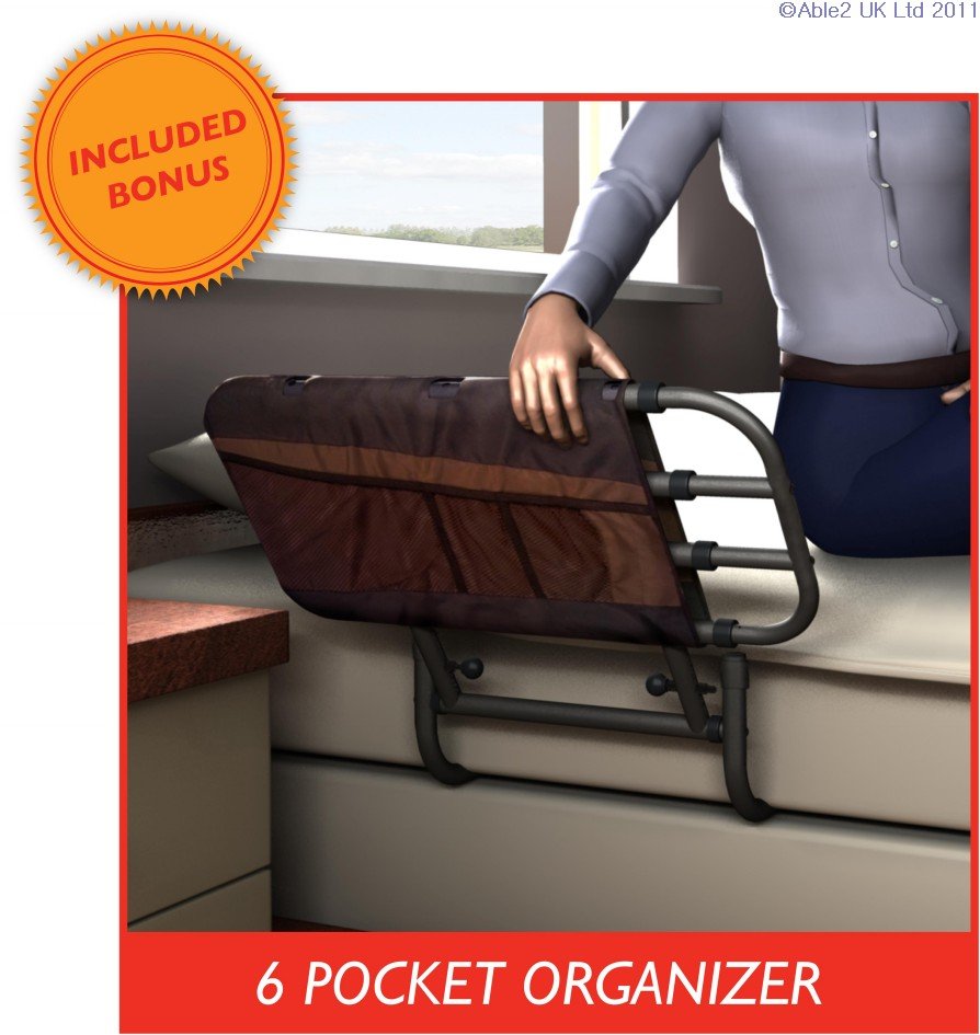 Stander EZ Adjust Bed Rail with Pouch - Image 2