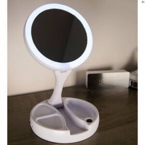 Foldaway Lighted Mirror